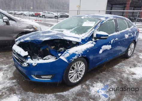 2018 Ford Focus Titanium from USA, damaged, VIN 1FADP3J21JL325941